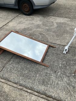 Free mirror and stuff on curb updated