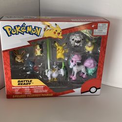 Pokémon Battle Ready Figure Multi Pack 8 Action Figures