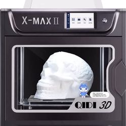 R QIDI TECHNOLOGY X-MAXⅡ 3D Printers,New Upgrade,Intelligent Industrial Grade 3D Printer,5 Inch Touchscreen,High Precision Printing with ABS,PLA,TPU,F
