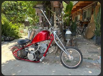 Custom Vintage Mini Bike Chopper - Springer Front End (Rare Style!)