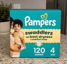 Pampers size 4 (120 count) BRAND NEW