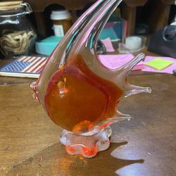Glass Fish Statue