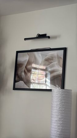 20x30 black frame bought a month ago Dont like the black.
