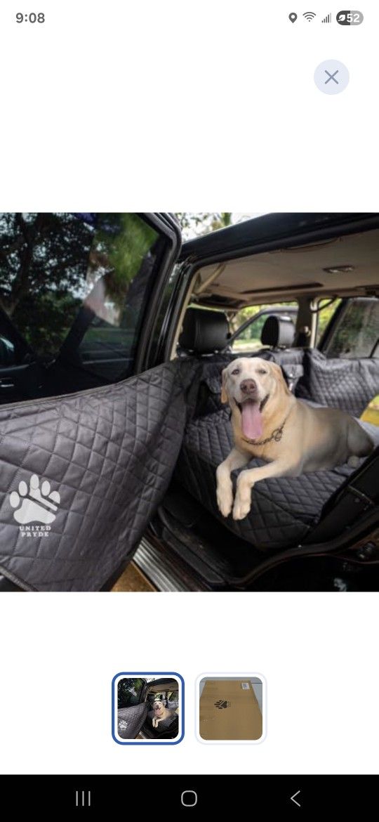 Backseat cover for dogs in car, Dog car seat cover for back seat, Dog hammock