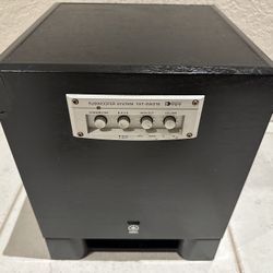 Yamaha YST-SW215 Servo Subwoofer 28 Hz 120 Watts Dynamic