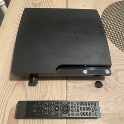 PlayStation 3 / PS3 Console With Sony PlayStation 4 Media Remote,    Blu-ray dvd video games 