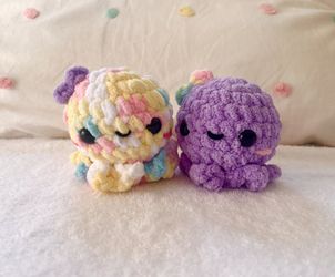 New Friendship Octopuses, Crochet Octopus Plushies, Soft Handmade Toys