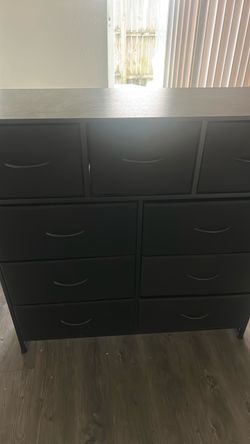 Black dresser drawer