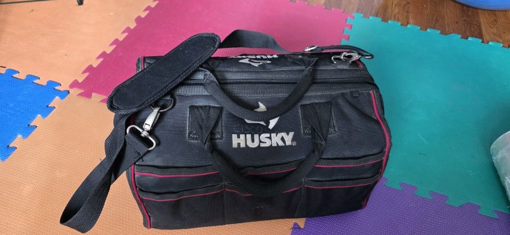 Husky Tool Bag With Strap