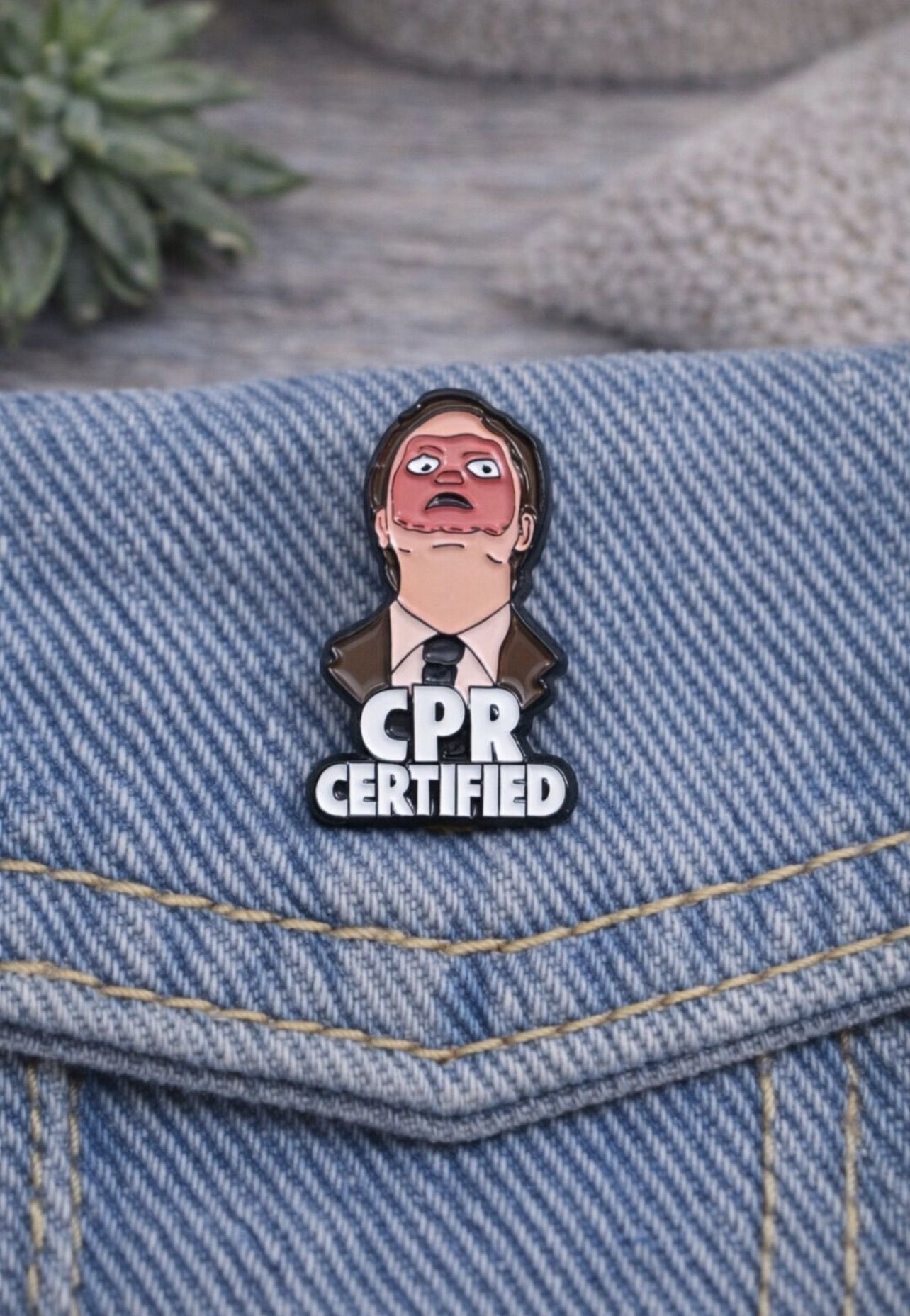 New enamel pin. All purchases help rescued dogs.