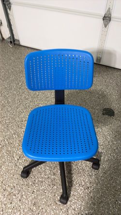 IKEA Blue Alrik children's swivel desk chair