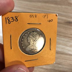 1838 Capped bust Quarter