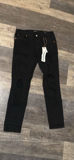 Purple-brand men’s black jeans size 32