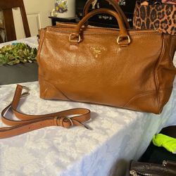 Prada leather satchel 