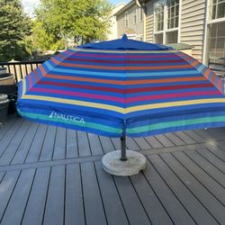 Nautica 7ft  Beach Umbrella That Tilts