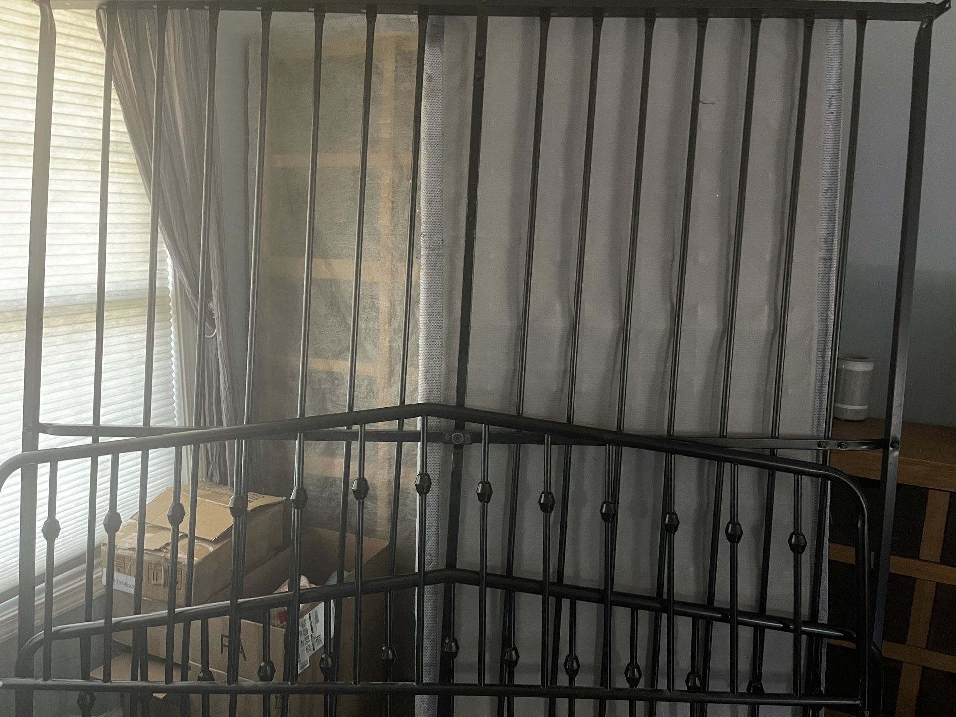 King Size Bed frame And Box Spring