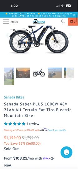 SENADA Saber Pro E-Bike (Off-roader)