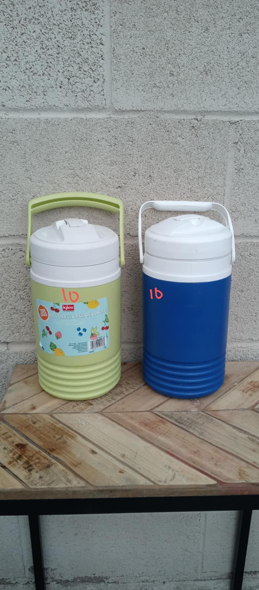 Big Water Cooler Jugs $10 Each Tropicana /Valley View Pick Up Between 2:30 - 6:30 P.M. Read Description