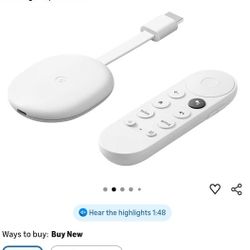 Google Chromecast with google tv