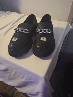 Men platform loafers