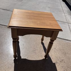 Solid Wood Pine End Table Wood Pine End Table. 