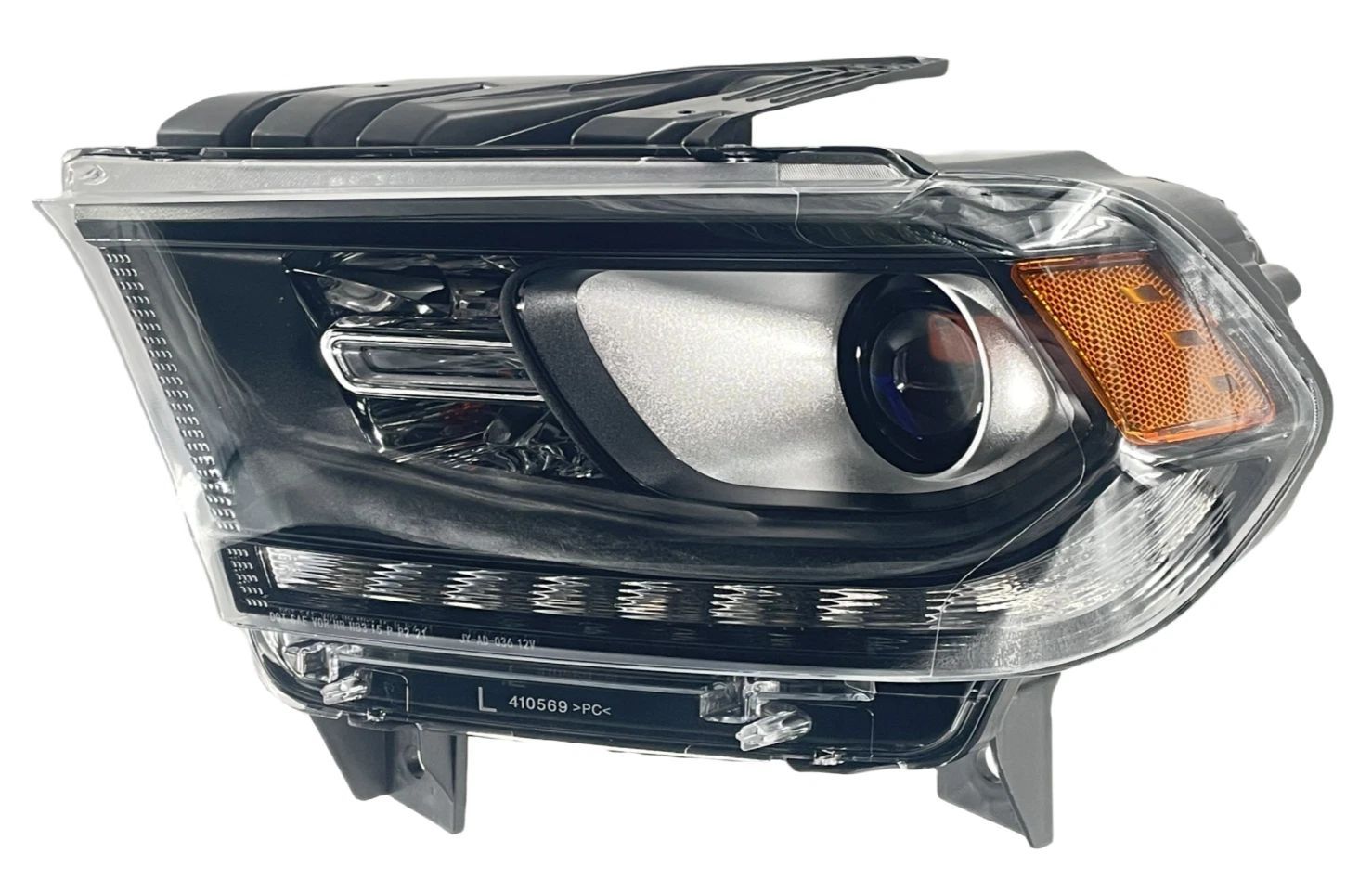 Left Side Halogen Headlight Headlamp W/LED Running Lamp For Dodge Durango 16-20