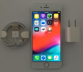 iPhone 6S Jailbroken 128 GB Factory Unlocked Mint Silver