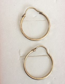 14kt Aretes De Oro