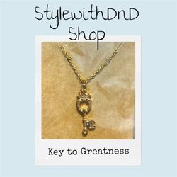 Crowned Key Necklace 