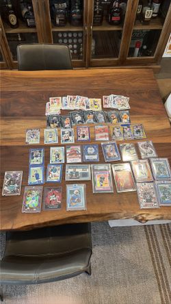 Football, basketball, baseball cards