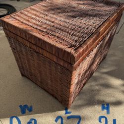 Large Wicker Storage Basket