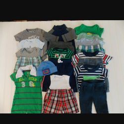 Newborn Baby Boys SUMMER Clothes Lot 

