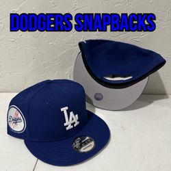 MLB New Era Los Angeles Dodgers Blue Dodgers Patch 9fifty SnapBack Hats 