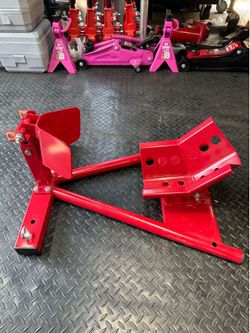 Motorcycle Front Wheel Support - Workshop Kickstand Wheel Scooters - Tyre 13 Inch 17 Inches - Motorcycle Stand - Adjustable Height and Length - Maximu