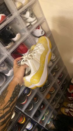 Jordan 11 Retro Low Yellow Snakeskin