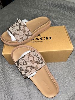 Coach Brynn Crystal Signature Slides