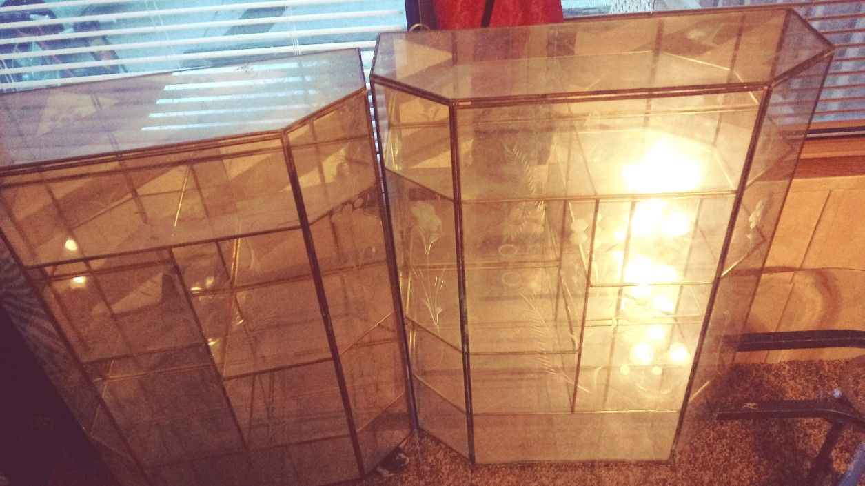 Glass shelves