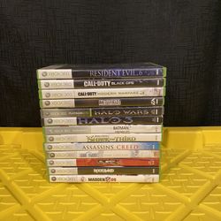 Xbox 360 Game Lot