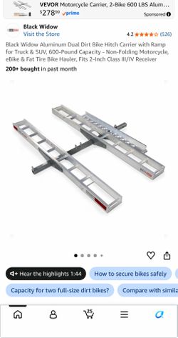 Dirt Bike Carrier With Ramp
