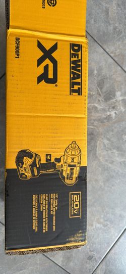 DeWALT DCF900P1 20V MAX XR 1/2" High Torque Impact Wrench w/ Hog Ring Anvil hablo español