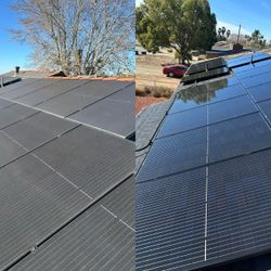 Solar panel cleaning And more