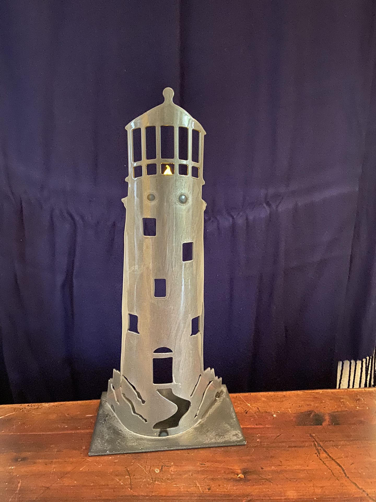 Decorative Lighthouse Candle Holder