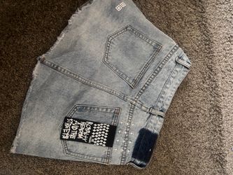 Royalty From The Streets Denim Shorts-XS
