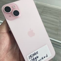 Pink 15 Plus Unlocked. Cash Or $50 Down W Approval 