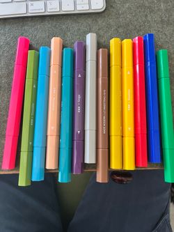 Double tip markers