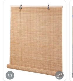 Bamboo Roller Shade 40”w x75”L