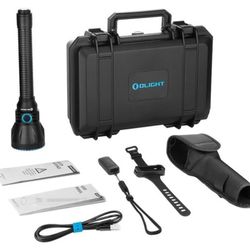 Olight Javelot Turbo 2 Black 1500M  Long Range Rechargeable Flashlight, 1800L