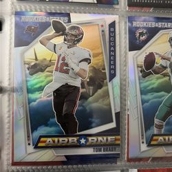 2021 Panini Rookies & Stars - Airborne Tom Brady #AB-1 Silver Prizm