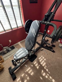 Marcy Pro Weight Bench with Weights