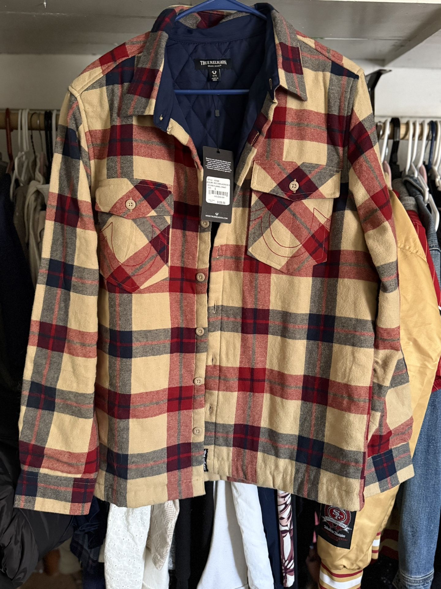 True Religion Flannel Jacket